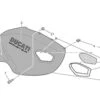 Ducati FAIRING RH 48012591CS