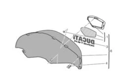 Ducati Fairing LH 48012591DS