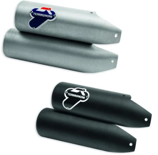 Termignoni Einddemper Afdekkap Zwart Ducati Monster 797 / Scrambler -Ride Tech Verkoop 96481291A d117