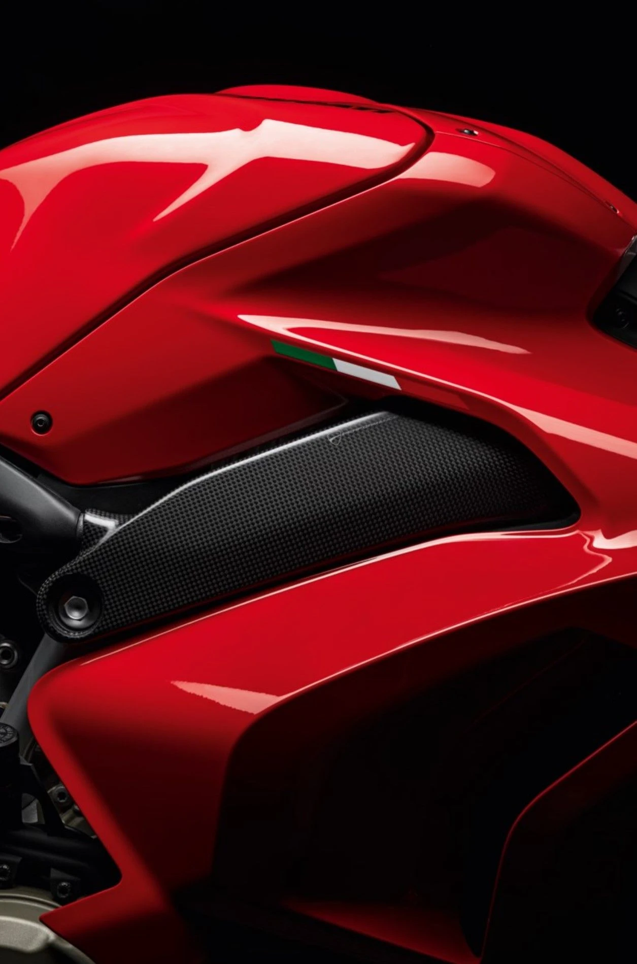 Ducati Frame Cover Carbon 2 Ducati Frame Cover Carbon - Image 2